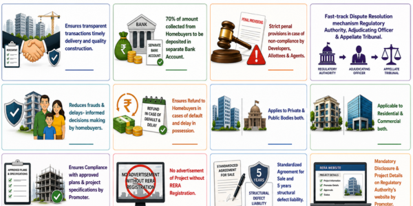 RERA Act- Key Features 